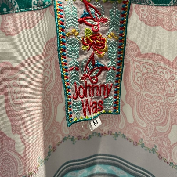 Johnny Was, 100% silk Floral Patterned Kimono - Picture 4 of 4